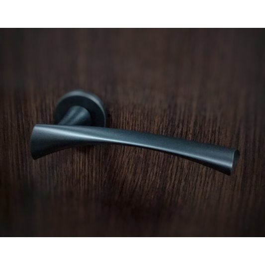 Дверная ручка MARIANI - INFINITY, черный матовый фото_1