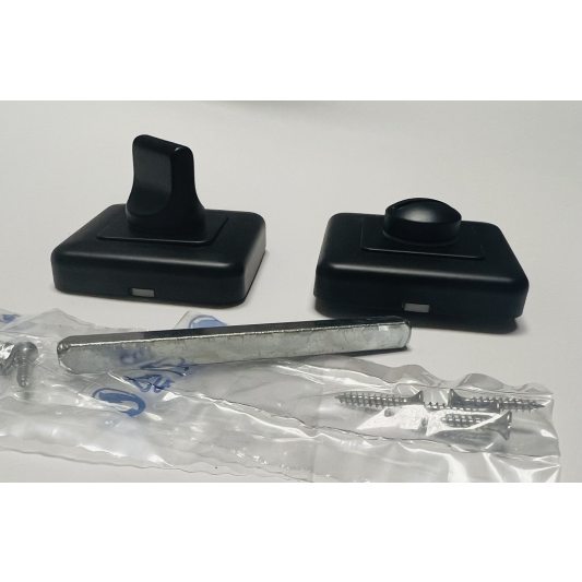 Фіксатор QBE WC, чорний матовий фото_1