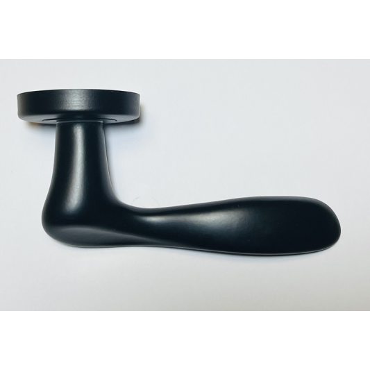 Дверна ручка MARIANI - ASIA, чорний матовий фото_2