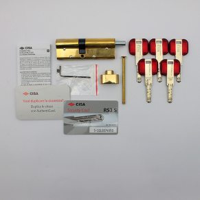 Цилиндр фигурный RS3, лазерный ключ с подвижным элементом