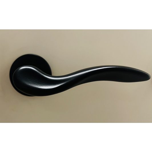 Дверна ручка MARIANI - ASIA, чорний матовий фото_3