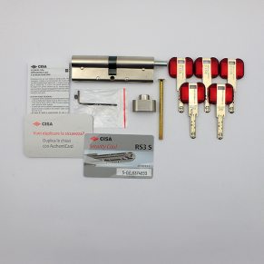 Цилиндр фигурный RS3, лазерный ключ с подвижным элементом