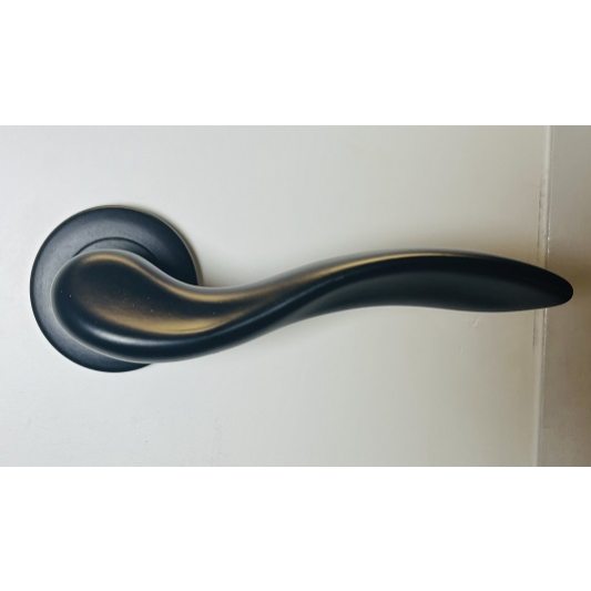 Дверна ручка MARIANI - ASIA, чорний матовий фото_4